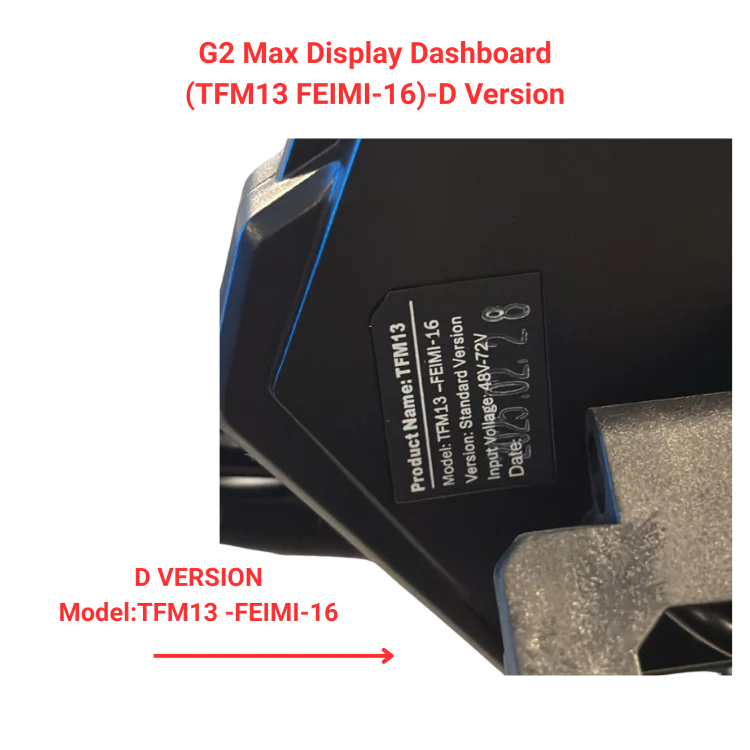 G2 Max Display Dashboard(TFM13FEIMI-16)-D Version