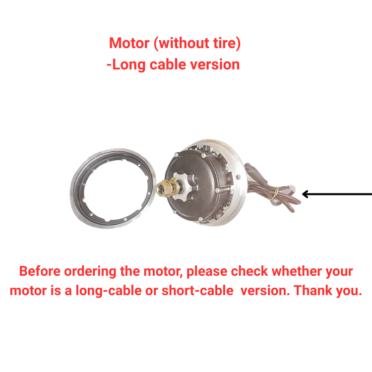Kukirin G3 Pro Motor (without tire)-Long cable A  version