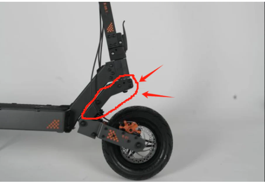 Kukirin G4 Front Rocker Bracket - Image 2